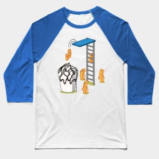 Sundae Fries Party Baseball T-Shirt